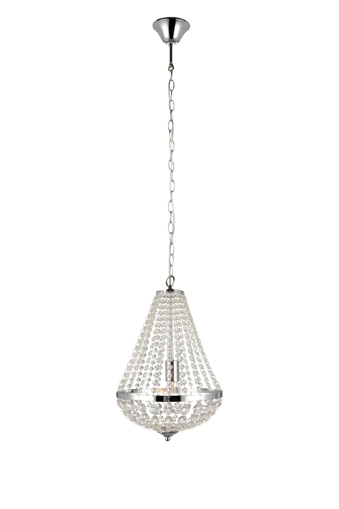 MAR 104889 Gränsö lustr chrom 30 cm - Markslöjd