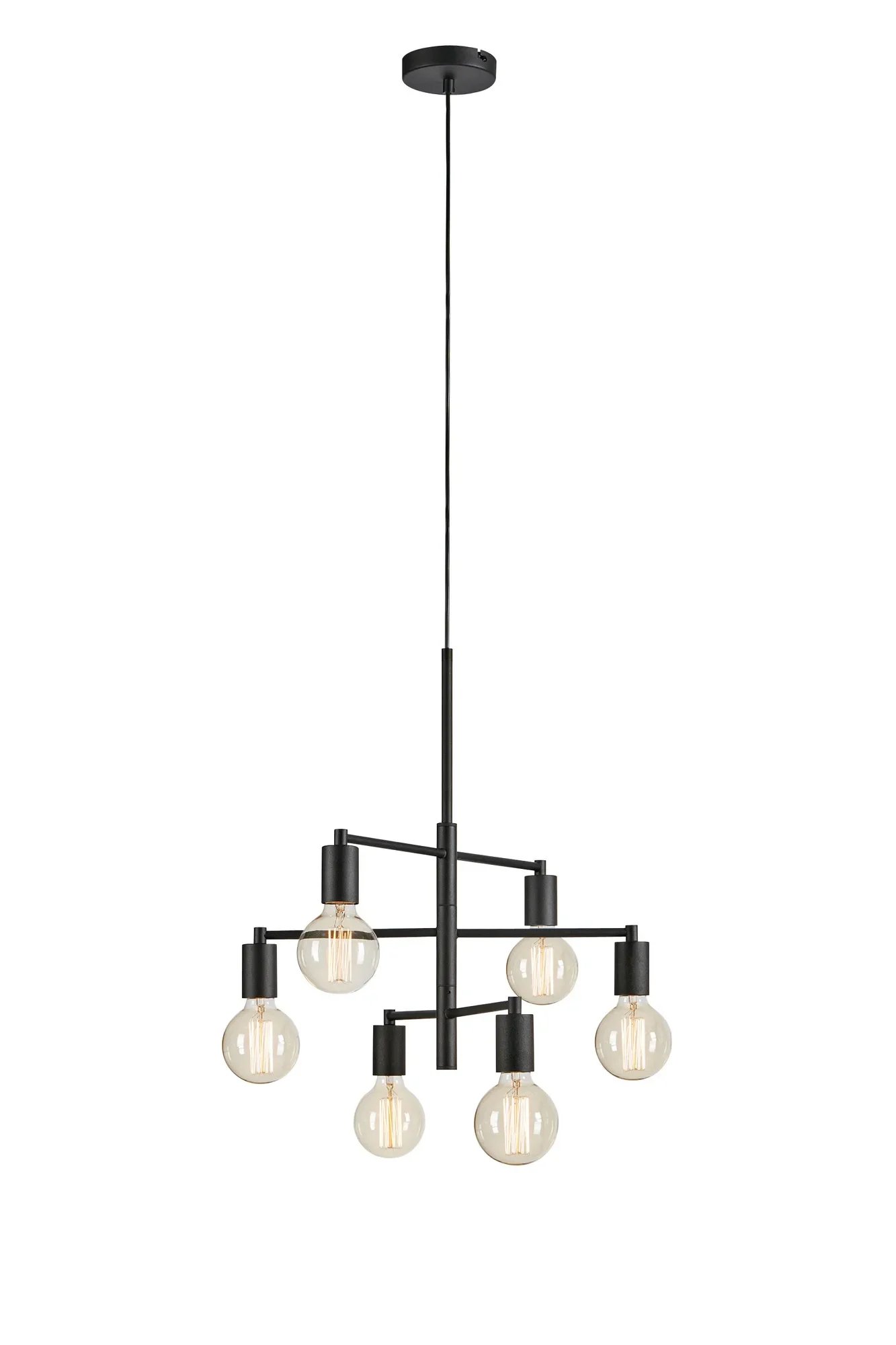 MAR 108717 Cielo závěsné svítidlo černé 6 lamp - Markslöjd