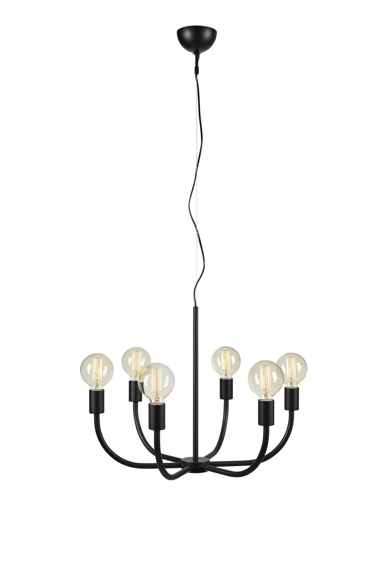 MAR 108290 Amistoso závěsné svítidlo černé 6 lamp - Markslöjd