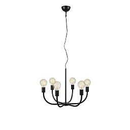 Obrázek pro produkt Amistoso závěsné svítidlo černé 6 lamp - Markslöjd