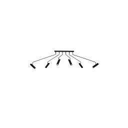 Obrázek pro produkt Ramus stropní bodové svítidlo černé flexibilní - Markslöjd