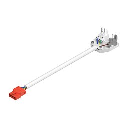 Obrázek pro produkt RETRO CON 3P006 Konektor 3pólová zástrčka - BIG WHITE (SLV)