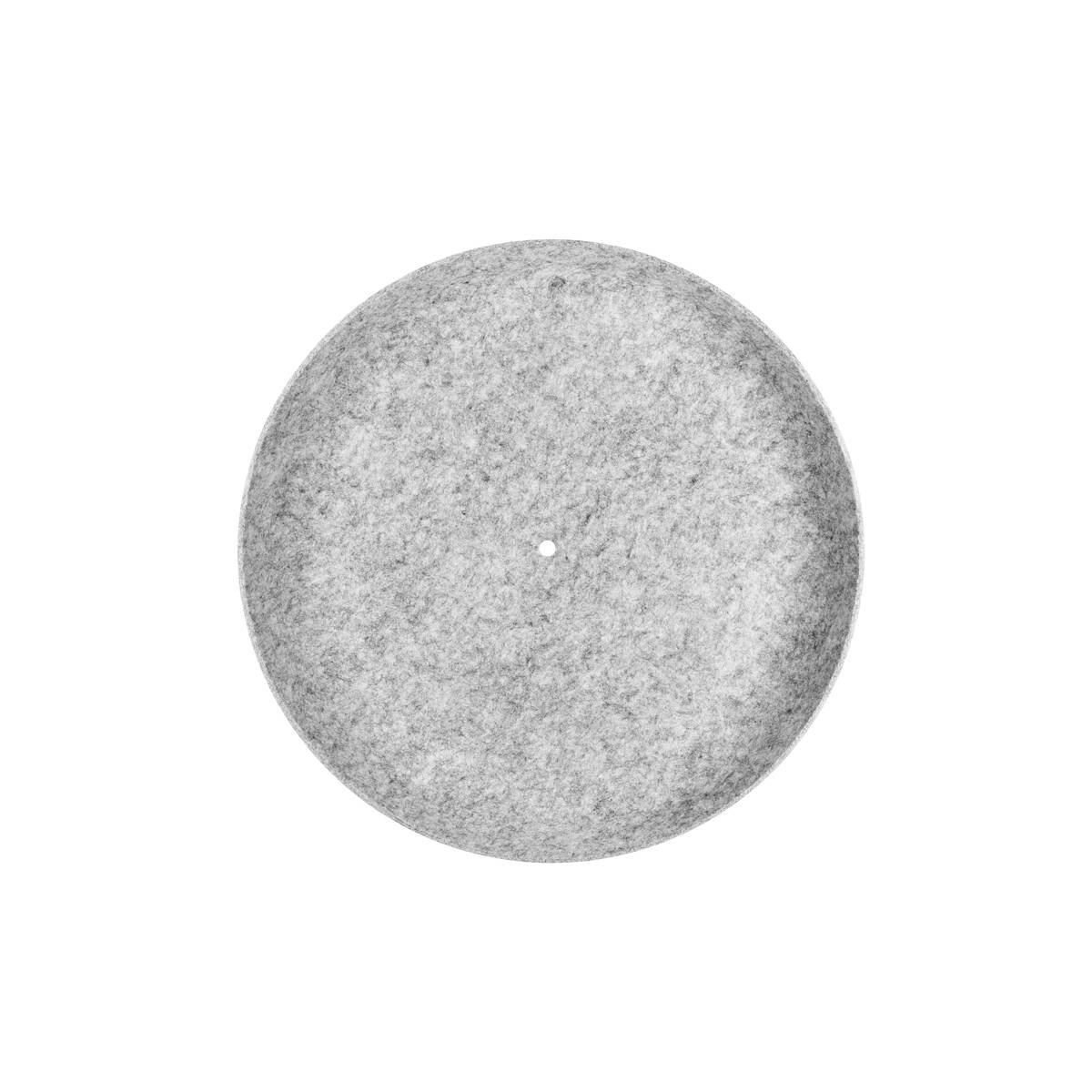 LA 1010404 GRIP! FLAT plstěné stínidlo Ø50cm x 6, 2cm, šedé - BIG WHITE (SLV)
