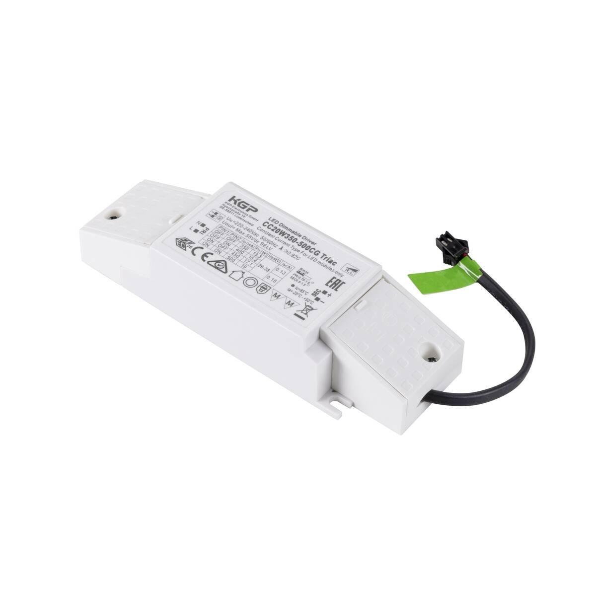 LA 1010701 LED Driver 19 W, 500 mA, PHASE - BIG WHITE (SLV)