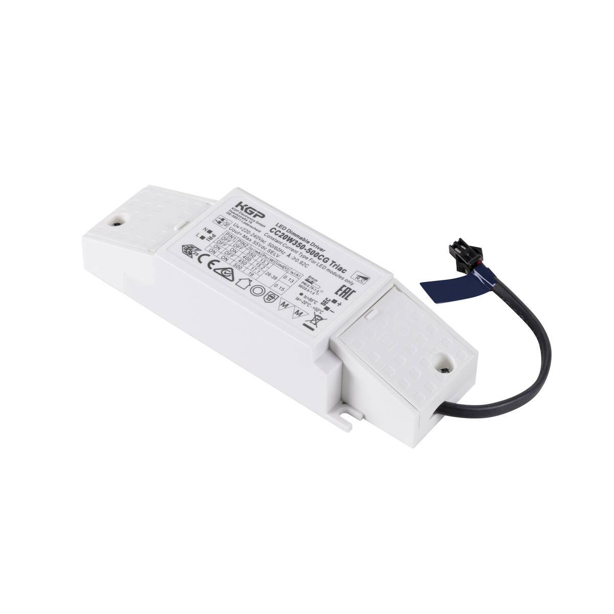 LA 1010700 LED Driver 20 W, 350 mA, PHASE - BIG WHITE (SLV)