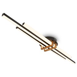 Obrázek pro produkt Tinka stropní svítidlo 98x16 cm - 30W, 3000lm, LED, teplá bílá, černá - BRILO