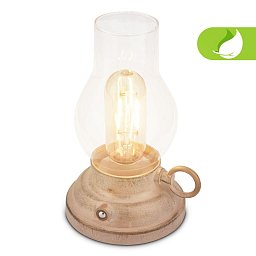 Obrázek pro produkt BRILONER Kanea stolní lampa - 1,5W, 40lm, bezdrátová, LED, stmívatelné, teplá bílá, béžová 7575011