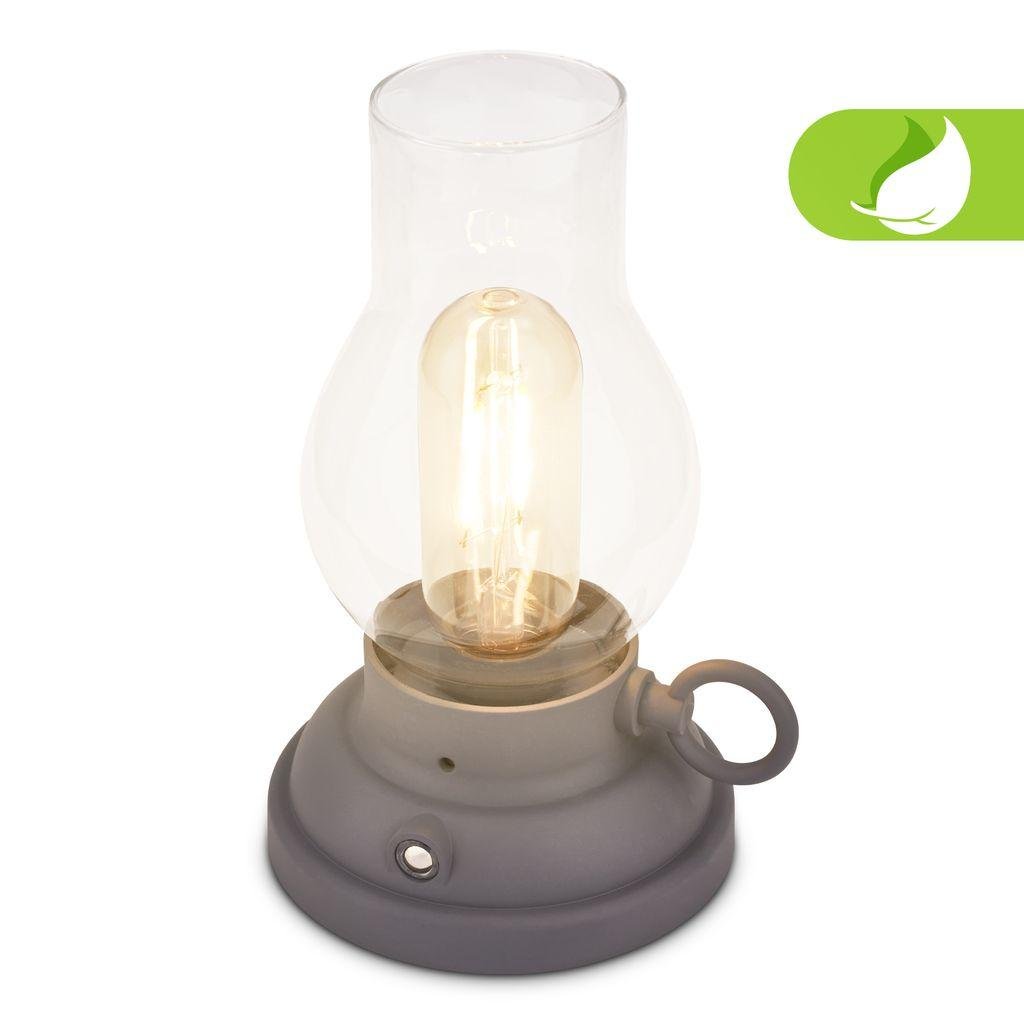 BRILO 7575015 Kanea stolní lampa - 1,5W, 40lm, bezdrátová, LED, stmívatelné, teplá bílá, antracit - BRILO