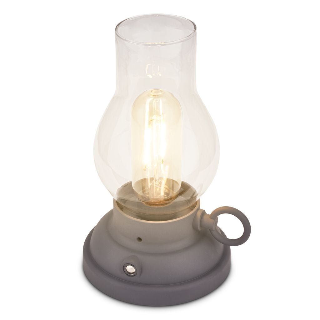 BRILO 7575015 Kanea stolní lampa - 1,5W, 40lm, bezdrátová, LED, stmívatelné, teplá bílá, antracit - BRILO
