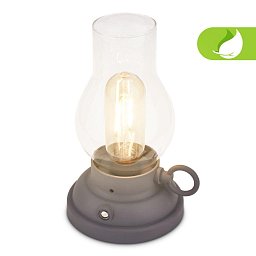 Obrázek pro produkt BRILONER Kanea stolní lampa - 1,5W, 40lm, bezdrátová, LED, stmívatelné, teplá bílá, antracit 7575015