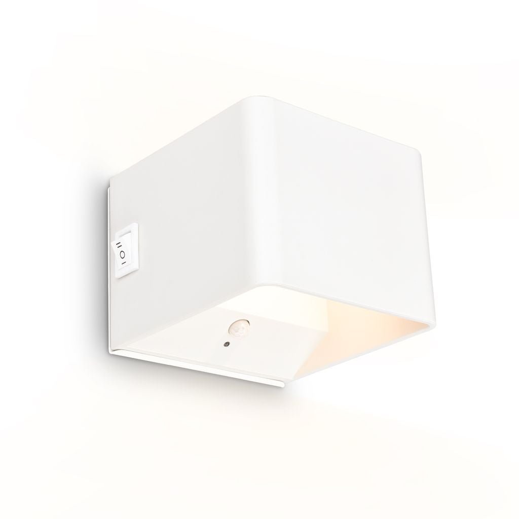 BRI 3879016 Borra nástěnné svítidlo - 1,5W, 100lm, bezdrátové, LED, s pohybovým čidlem, bílé - BRILONER