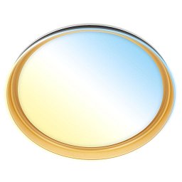 Obrázek pro produkt AKCE - Gima stropní svítidlo pr.51 cm - 48W, 5200lm, LED, stmívatelné, dálkový ovladač, CCT, černá/zlatá - BRILO