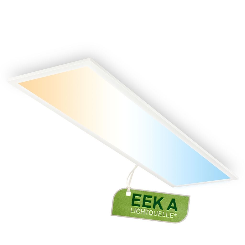 BRILO 3987016 Piatto svítidlo LED panel 100x25 cm - 14W, 2900lm, energetická třída A, stmívatelná, CCT, bílé - BRILO