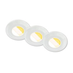 Obrázek pro produkt Klira 3ks sada LED vestavné bodové svítidlo do koupelny 230V, CTS přepínač, IP44, bílé - BRILONER