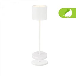 Obrázek pro produkt BRILONER Sigo LED stolní lampička bezdrátová IP44, stmívatelné, s nabíjecí základnou, bílé 7521016