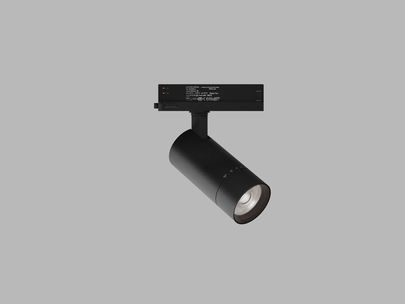 LED2 6095443D LED2 Lištové svítidlo LEON II M, B DALI/PUSH 20W 4000K černá - LED2 Lighting (obrázek 4)