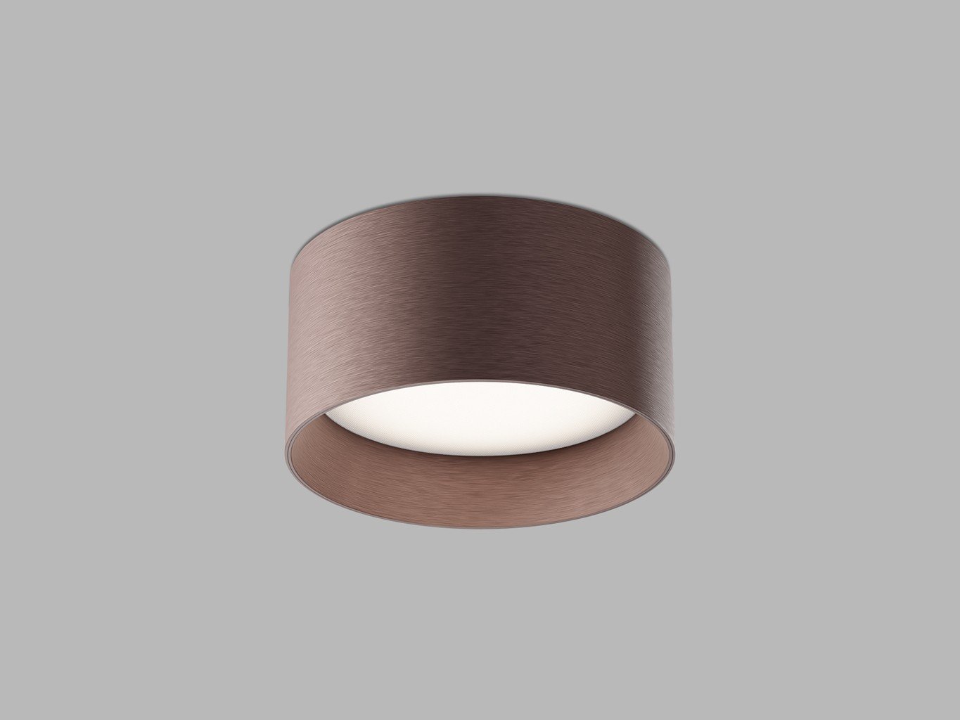 Levně LED2 1480358DT LED2 Stropní svítidlo ZETA ON M, CF TRIAC 9-15W 3000K/3500K/4000K UGR hnědá - LED2 Lighting