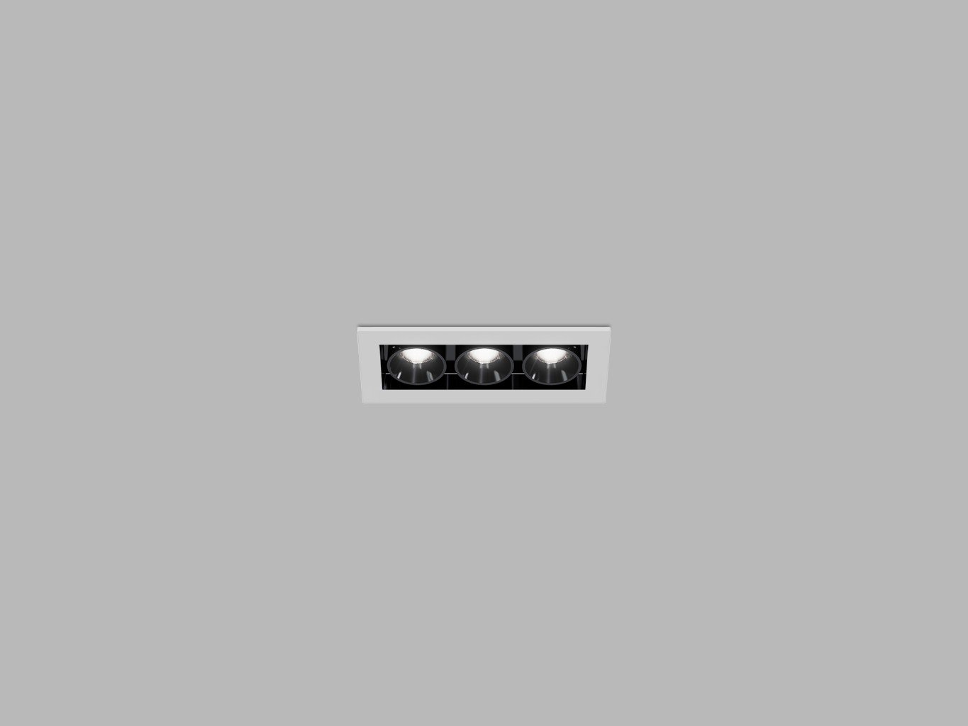LED2 2560151DT LED2 Zápustné svítidlo RIVA MINI 3, W TRIAC 6W 3000K/3500K/4000K UGR bílá - LED2 Lighting
