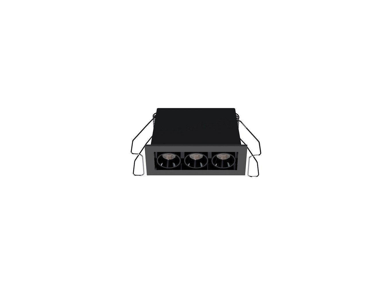 LED2 2560153DT LED2 Zápustné svítidlo RIVA MINI 3, B TRIAC 6W 3000K/3500K/4000K UGR černá - LED2 Lighting (obrázek 5)