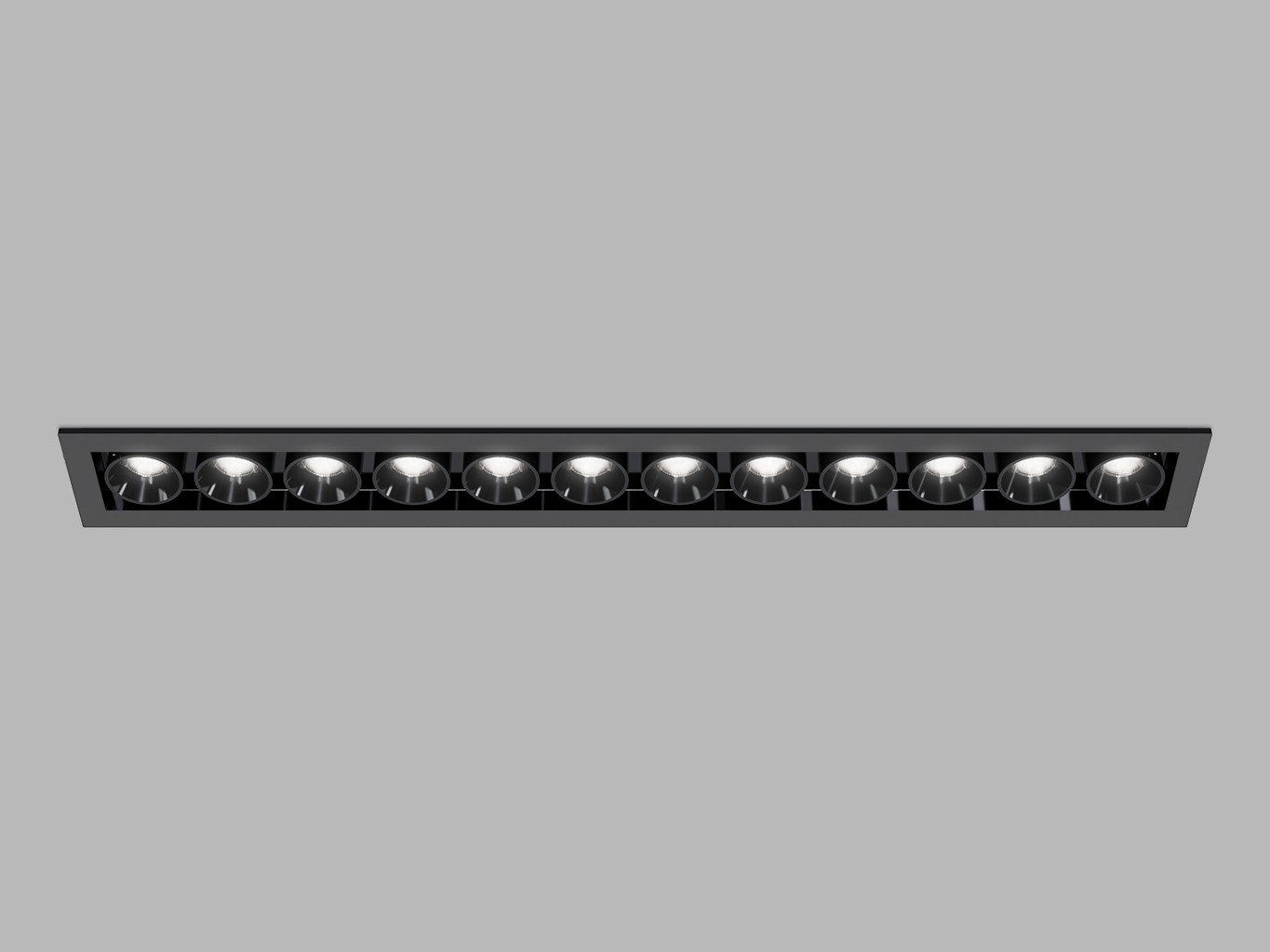LED2 2560353 LED2 Zápustné svítidlo RIVA MINI 12, B 20W 3000K/3500K/4000K UGR černá - LED2 Lighting