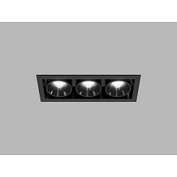 Obrázek pro produkt LED2 Zápustné svítidlo RIVA MAXI 3, B TRIAC 15W 3000K/3500K/4000K UGR černá - LED2 Lighting