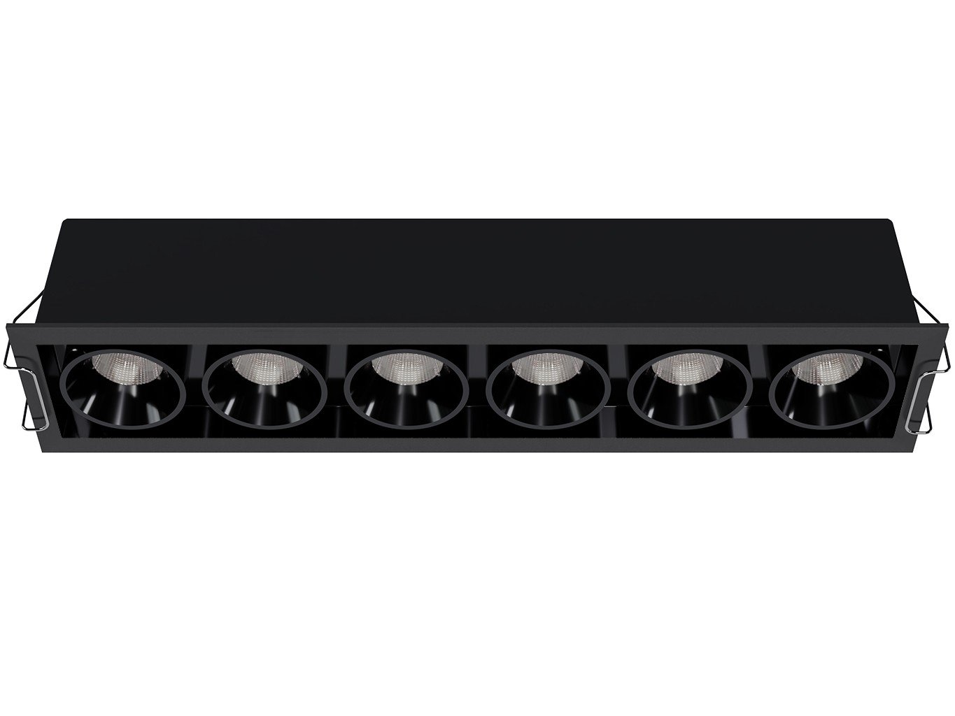LED2 2560853D LED2 Zápustné svítidlo RIVA MAXI 6, B DALI/PUSH 30W 3000K/3500K/4000K UGR černá - LED2 Lighting (obrázek 5)