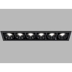 Obrázek pro produkt LED2 Zápustné svítidlo RIVA MAXI 6, B DALI TW/PUSH TW 30W 3000K-4000K UGR černá - LED2 Lighting