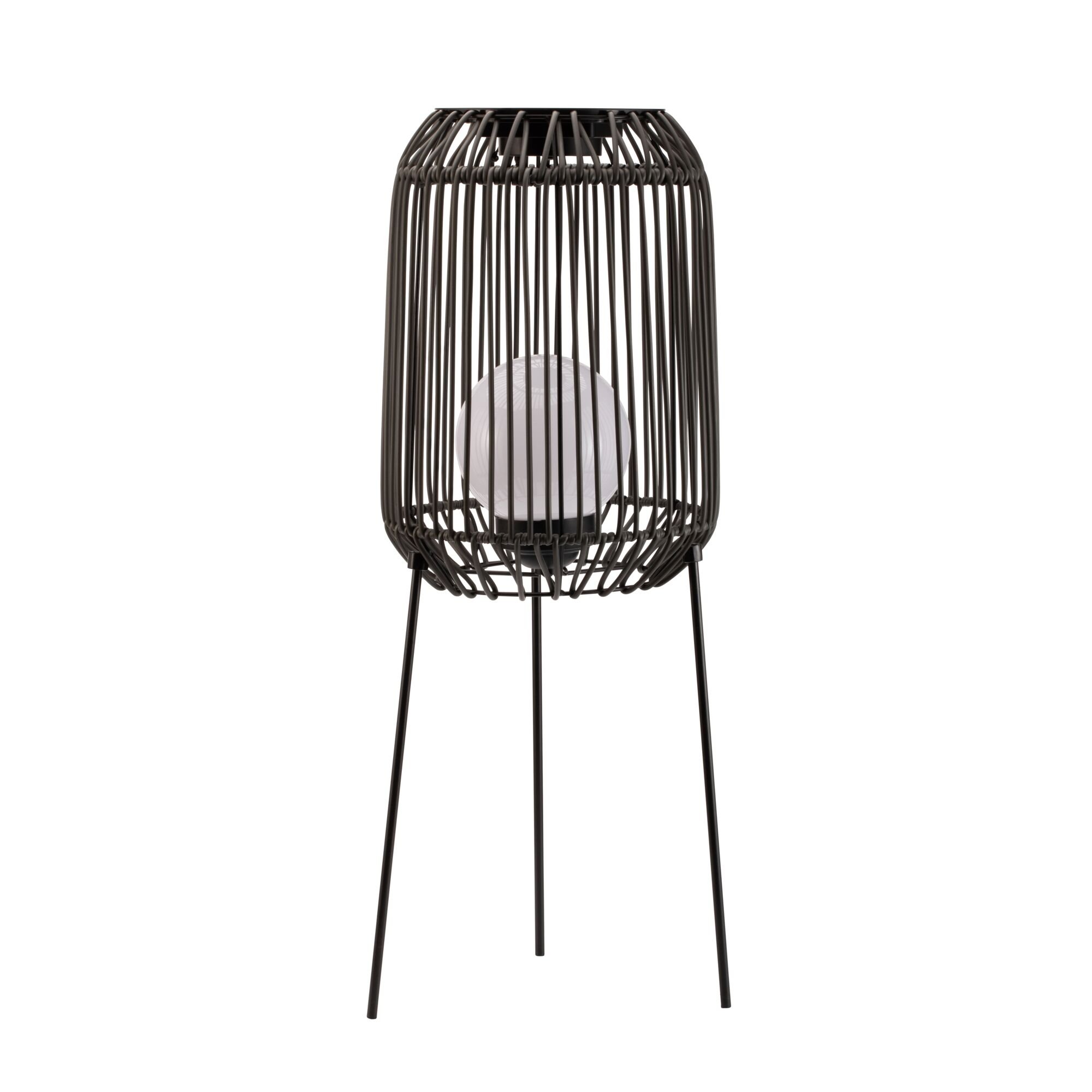 P 48178 Pauleen solární stojací svítidlo Sunshine Coziness 3000K 0,3W černá/šedá - PAULMANN