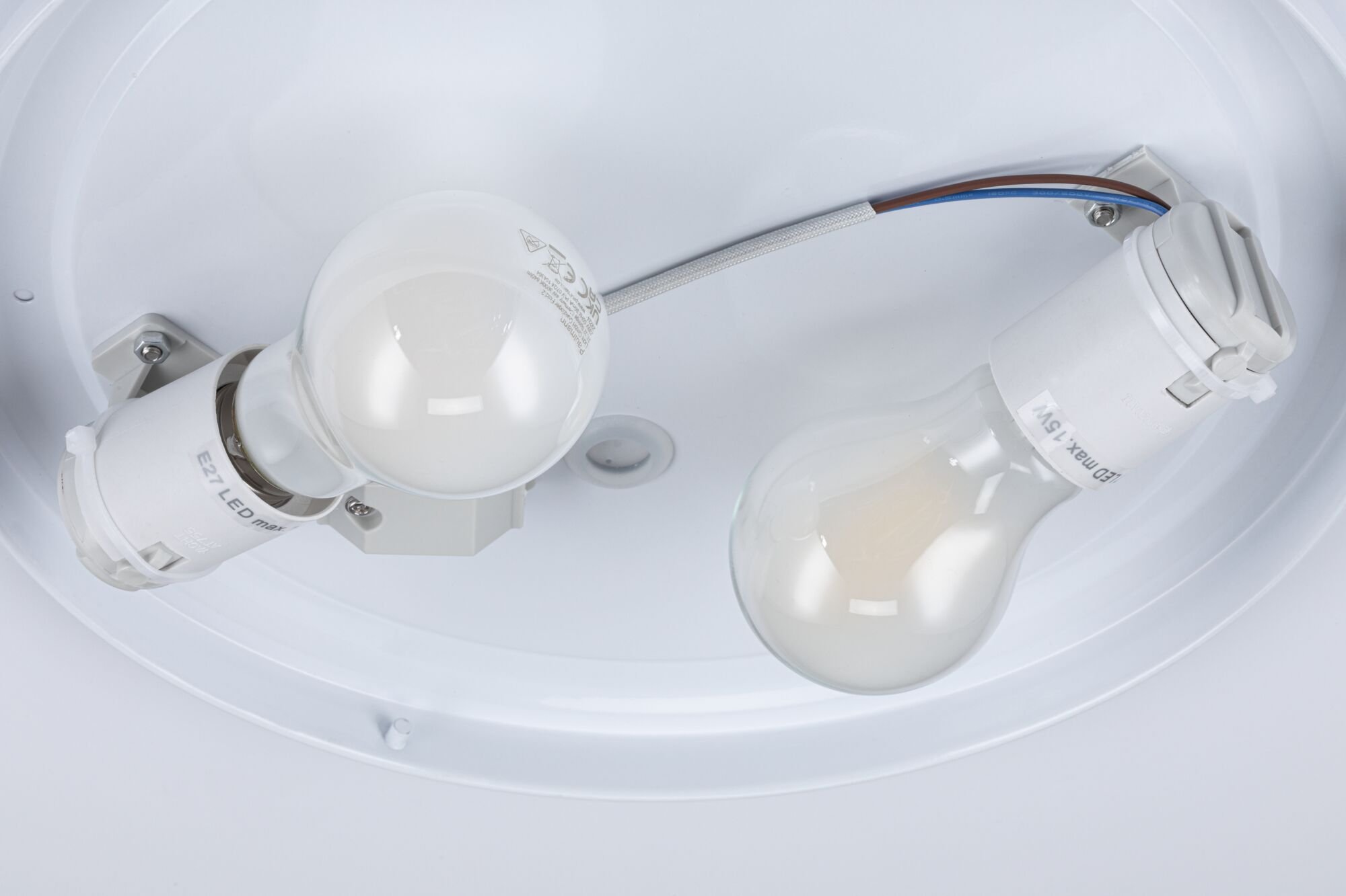 P 71059 Stropní svítidlo Axin IP44 E27 230V max. 2x18W bílá - PAULMANN (obrázek 7)
