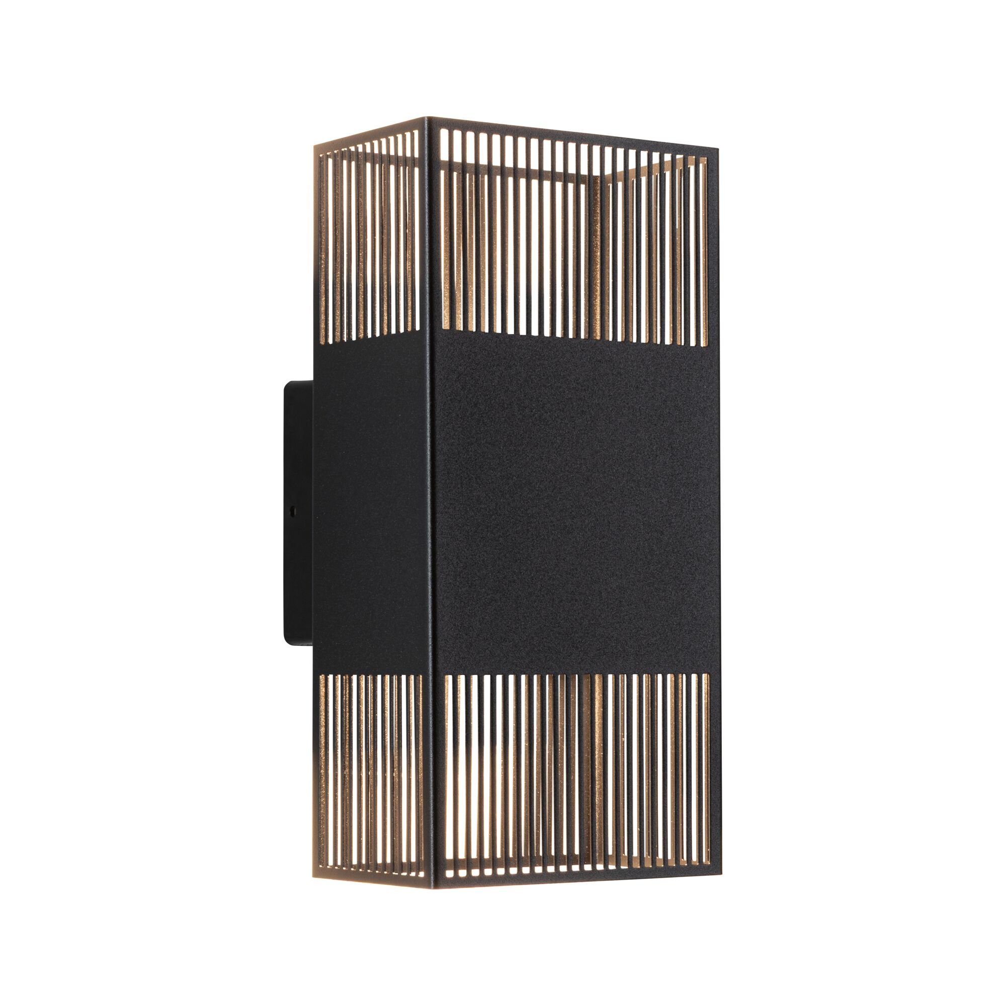 P 71251 LED nástěnné svítidlo Tharin IP44 3000K 120x104mm 2x3,7W černá - PAULMANN