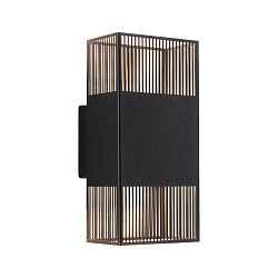 Obrázek pro produkt LED nástěnné svítidlo Tharin IP44 3000K 120x104mm 2x3,7W černá - PAULMANN
