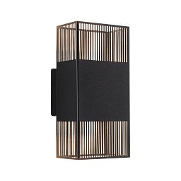 Obrázek pro produkt LED nástěnné svítidlo Tharin IP44 3000K 120x104mm 2x3,7W černá - PAULMANN