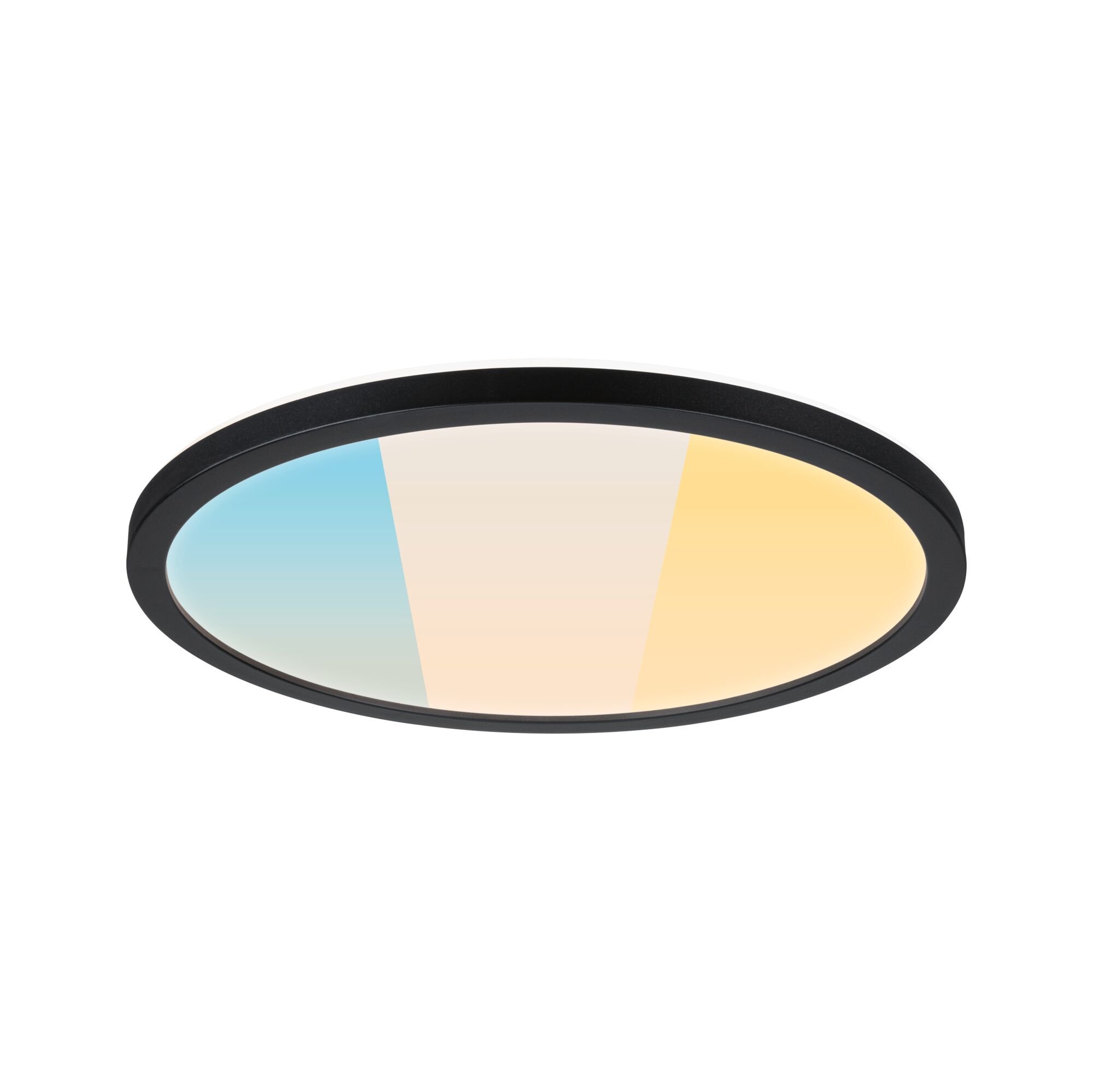 P 71276 LED Panel Atria Shine IP44 kruhové 298mm 14,8W 3000 - 6500K černá - PAULMANN