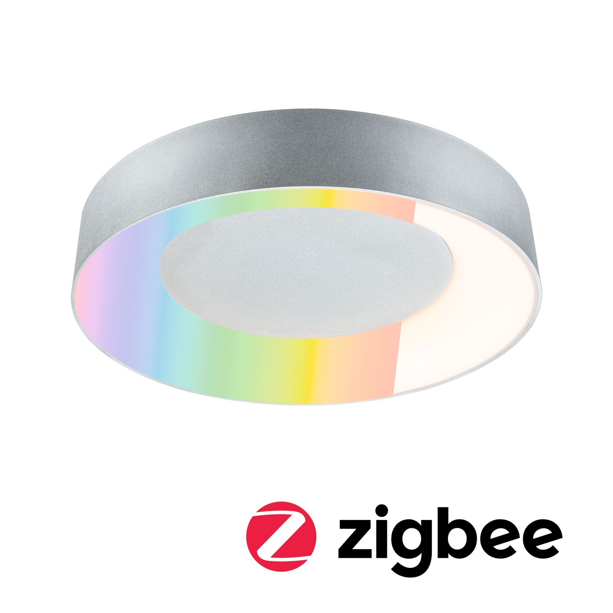 P 75415 LED stropní svítidlo Smart Home Zigbee 3.0 Casca IP44 RGBW+ 230V 20W hliník mat - PAULMANN