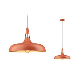 Obrázek pro produkt Závěsné svítidlo Juna Style E27 max. 20W broskvová stmívatelné kov - PAULMANN