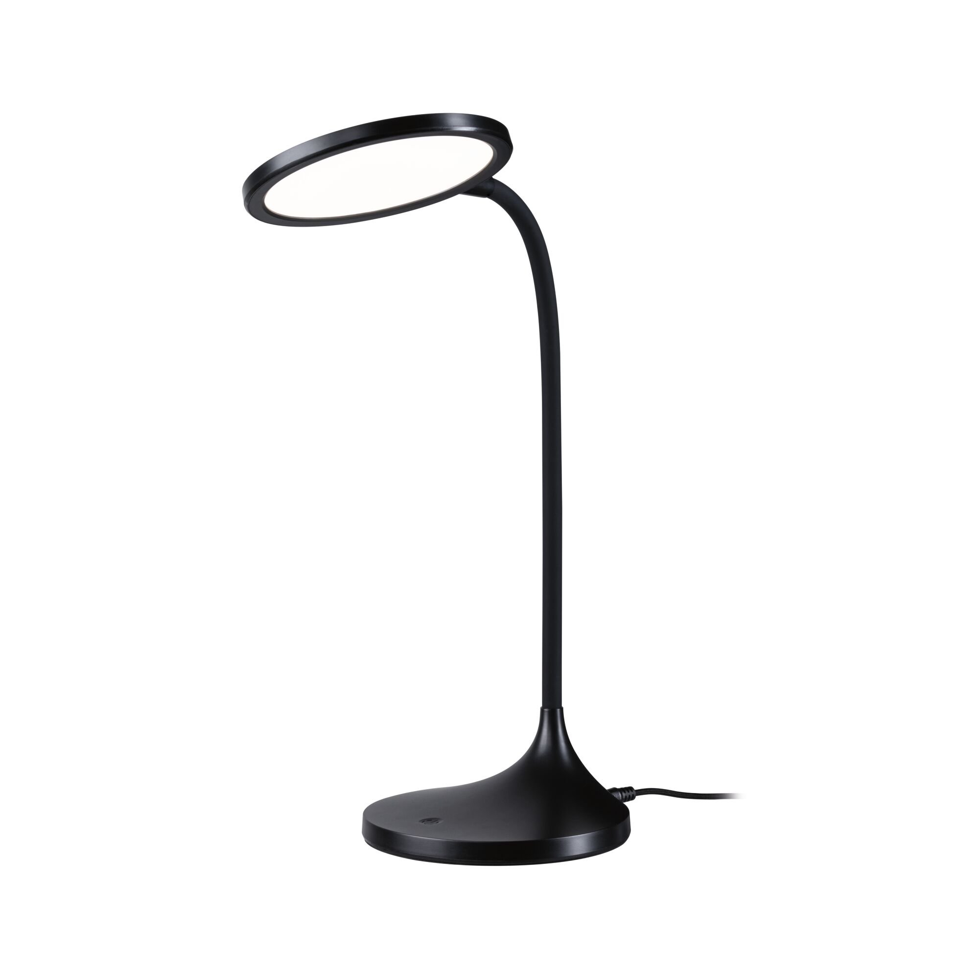 P 78017 LED stolní lampa na psací stůl Mejan 4000K 15W černá mat - PAULMANN
