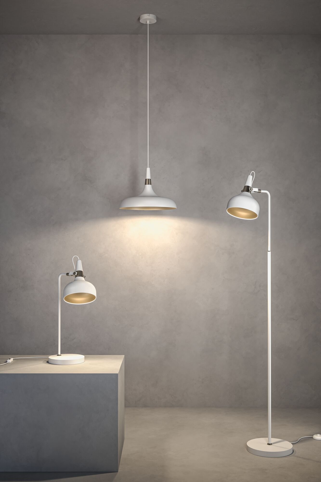 P 78483 Stojací svítidlo Juna E14 max. 20W bílá mat/šampaň kov - PAULMANN (obrázek 7)