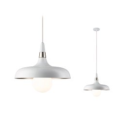 Obrázek pro produkt Závěsné svítidlo Juna E27 max. 20W šampaň/bílá mat stmívatelné kov - PAULMANN