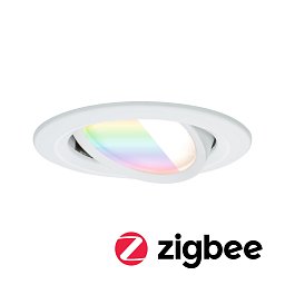 Obrázek pro produkt LED vestavné svítidlo Nova Coin kruhové 84mm 50° RGBW+ 6W 230V bílá mat hliník - PAULMANN