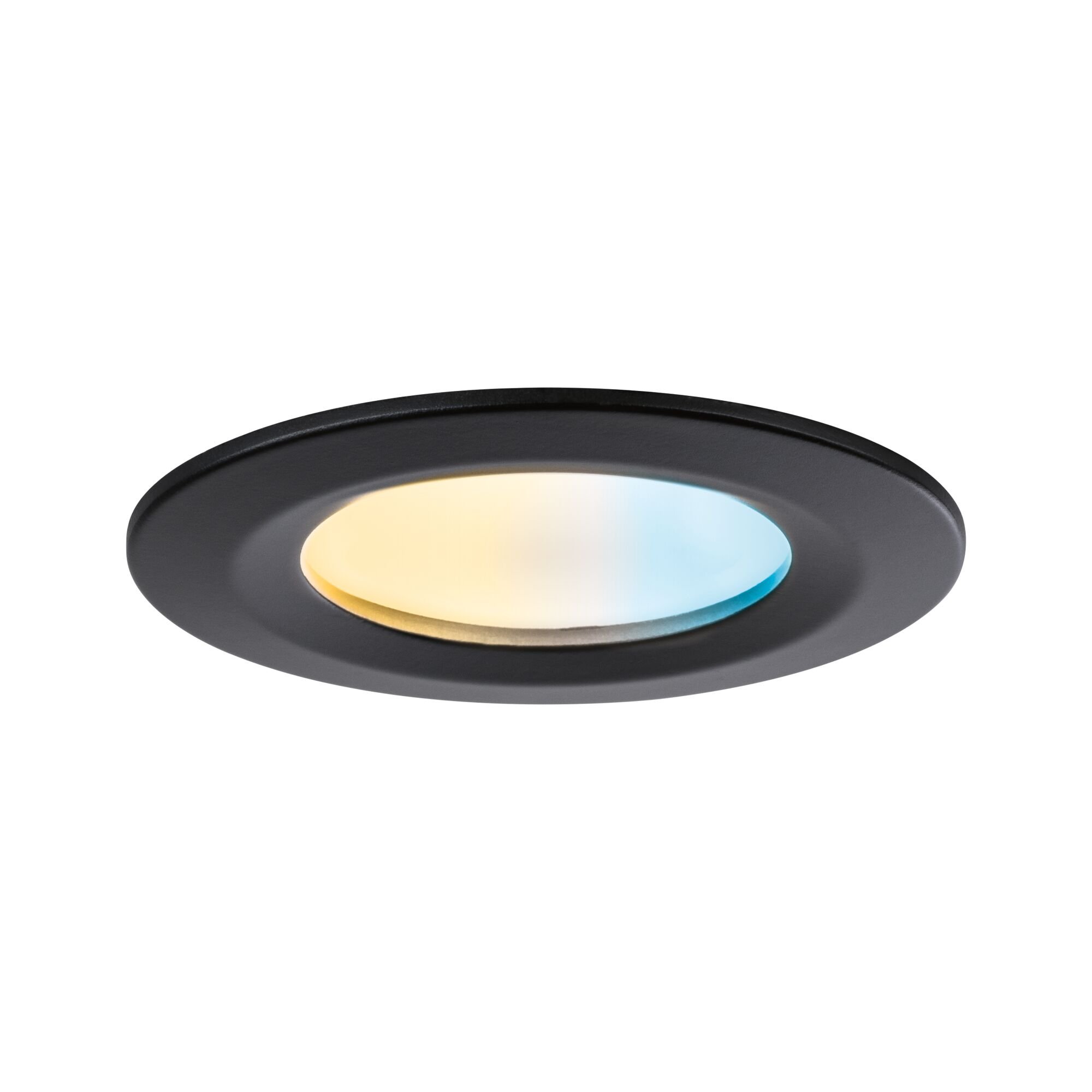 P 92446 LED vestavné svítidlo Nova Coin IP44 kruhové 78mm měnitelná bílá 3x6W 230V černá mat hliník - PAULMANN (obrázek 6)