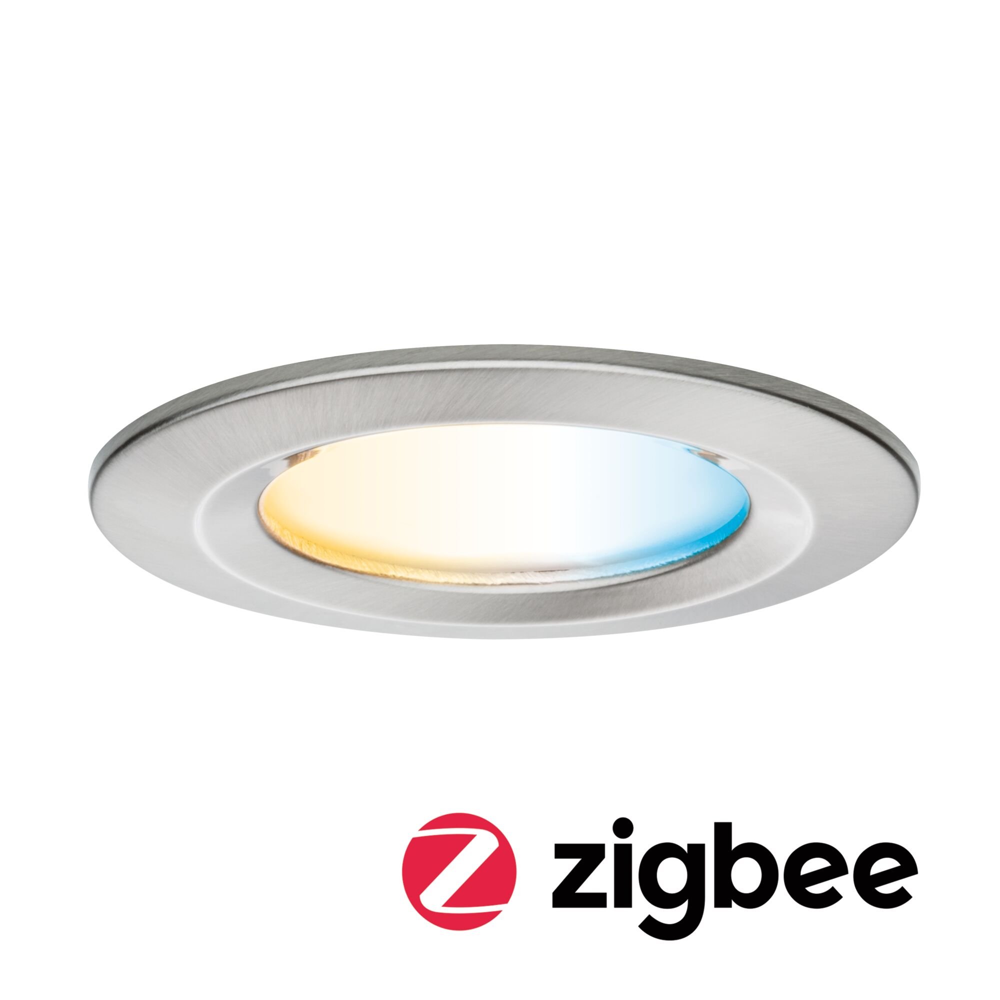 P 92448 LED vestavné svítidlo Nova Coin IP44 kruhové 78mm měnitelná bílá 6W 230V kov kartáčovaný hliník - PAULMANN
