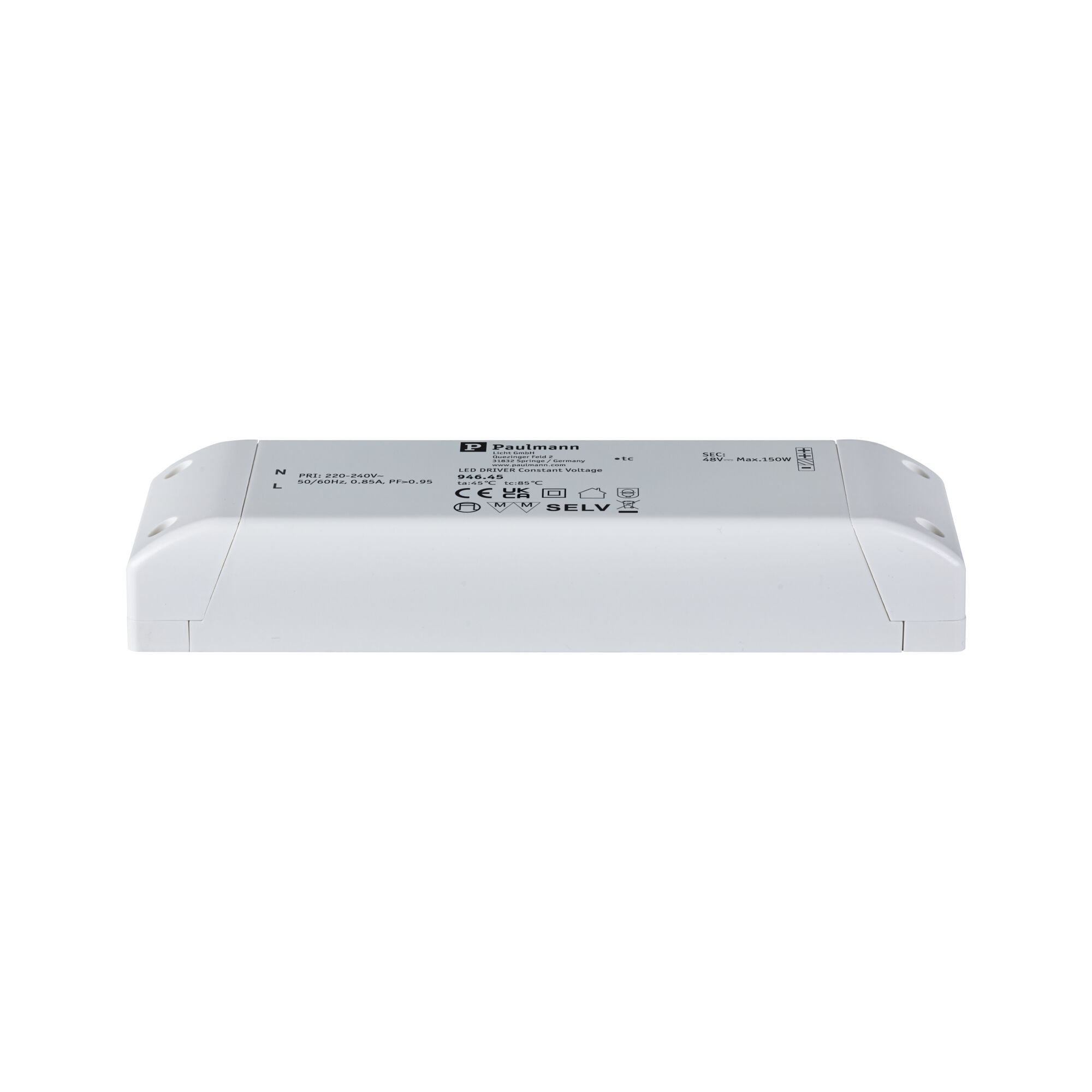 P 94645 ULine příslušenství Trafo 150VA bílá 230/48V 33mm - PAULMANN
