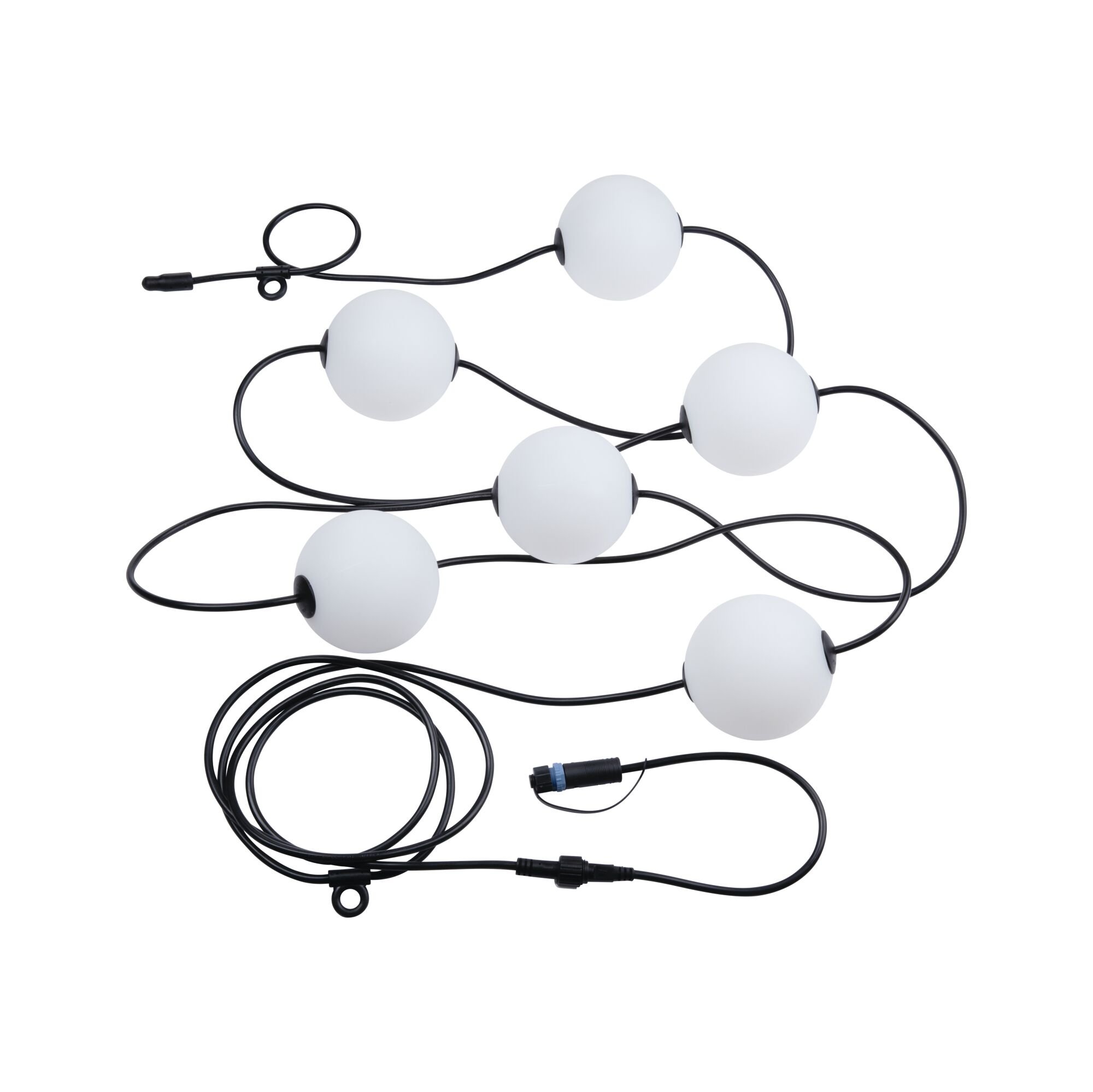 P 94910 Plug & Shine LED světelný řetěz Naima základní sada IP67 3000K 6x1W 5,88m černá - PAULMANN (obrázek 13)