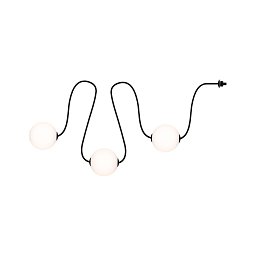 Obrázek pro produkt Solární LED světelný řetěz Taina prodlužovací sada IP67 3000K 1,71m černá - PAULMANN