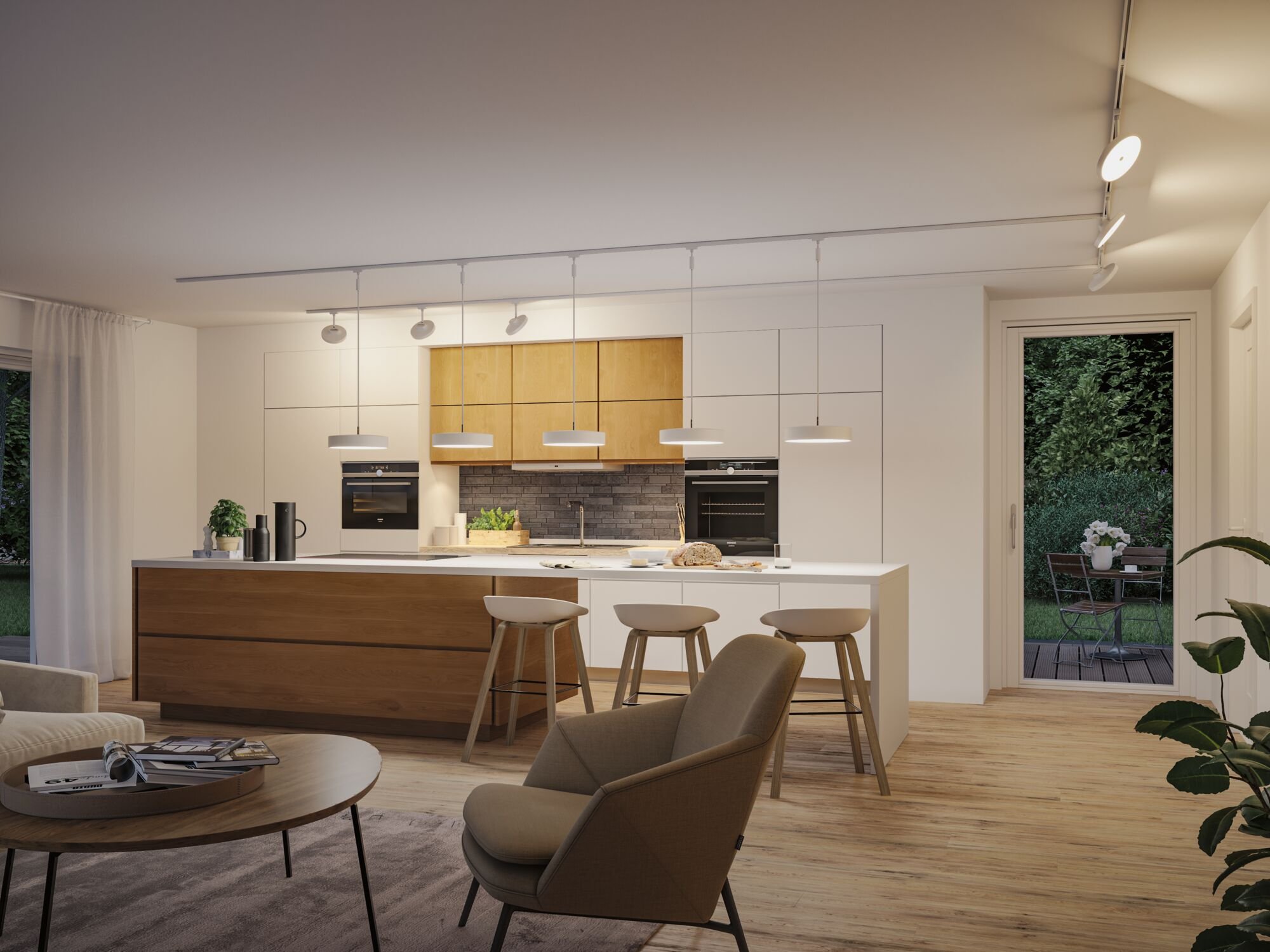 P 95680 URail závěs Smart Home Zigbee 3.0 Hildor RGBW 10W RGBW+ stmívatelné 230V bílá - PAULMANN (obrázek 6)