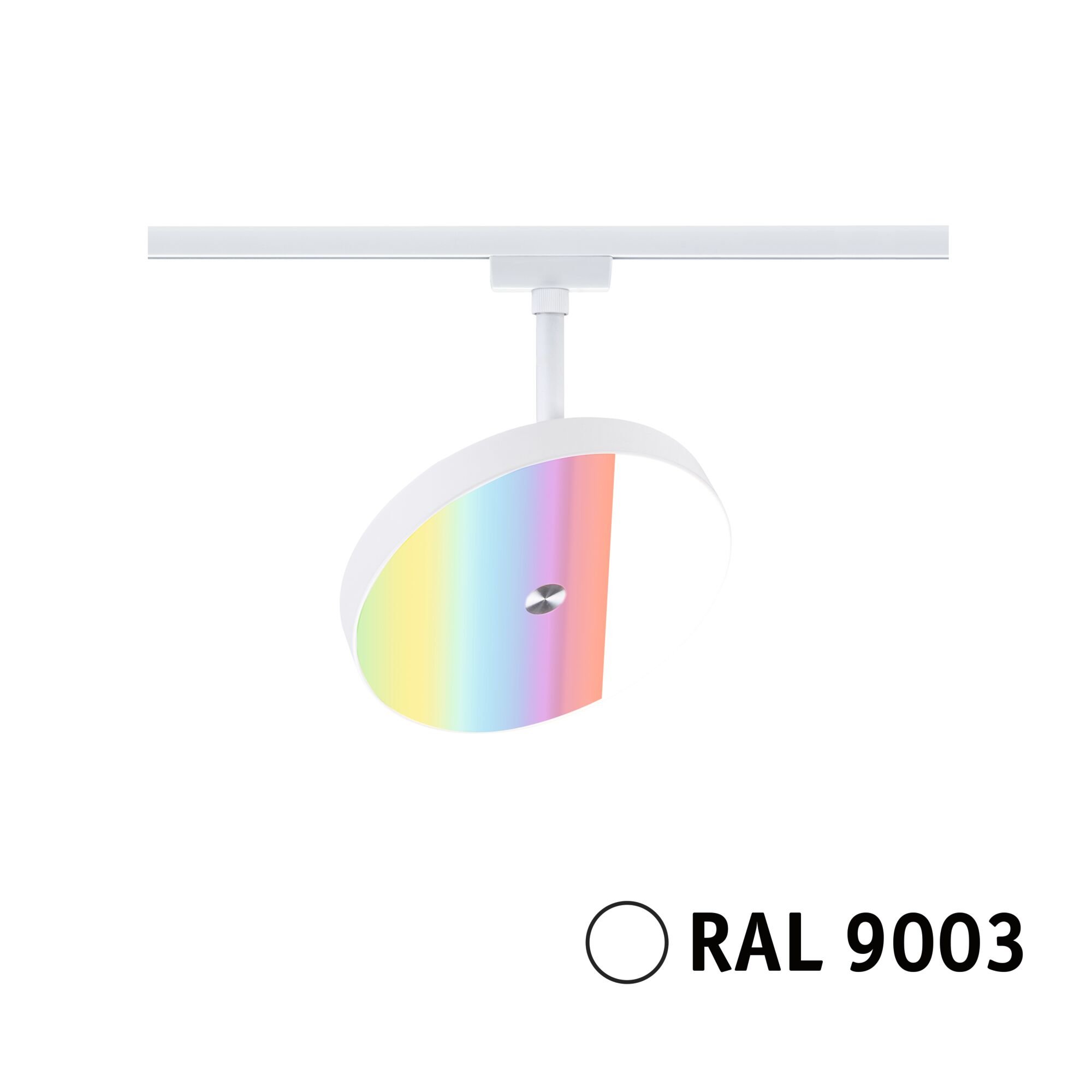 P 95689 URail lištový spot Smart Home Zigbee 3.0 Hildor RGBW 7,5W RGBW+ stmívatelné 230V bílá - PAULMANN