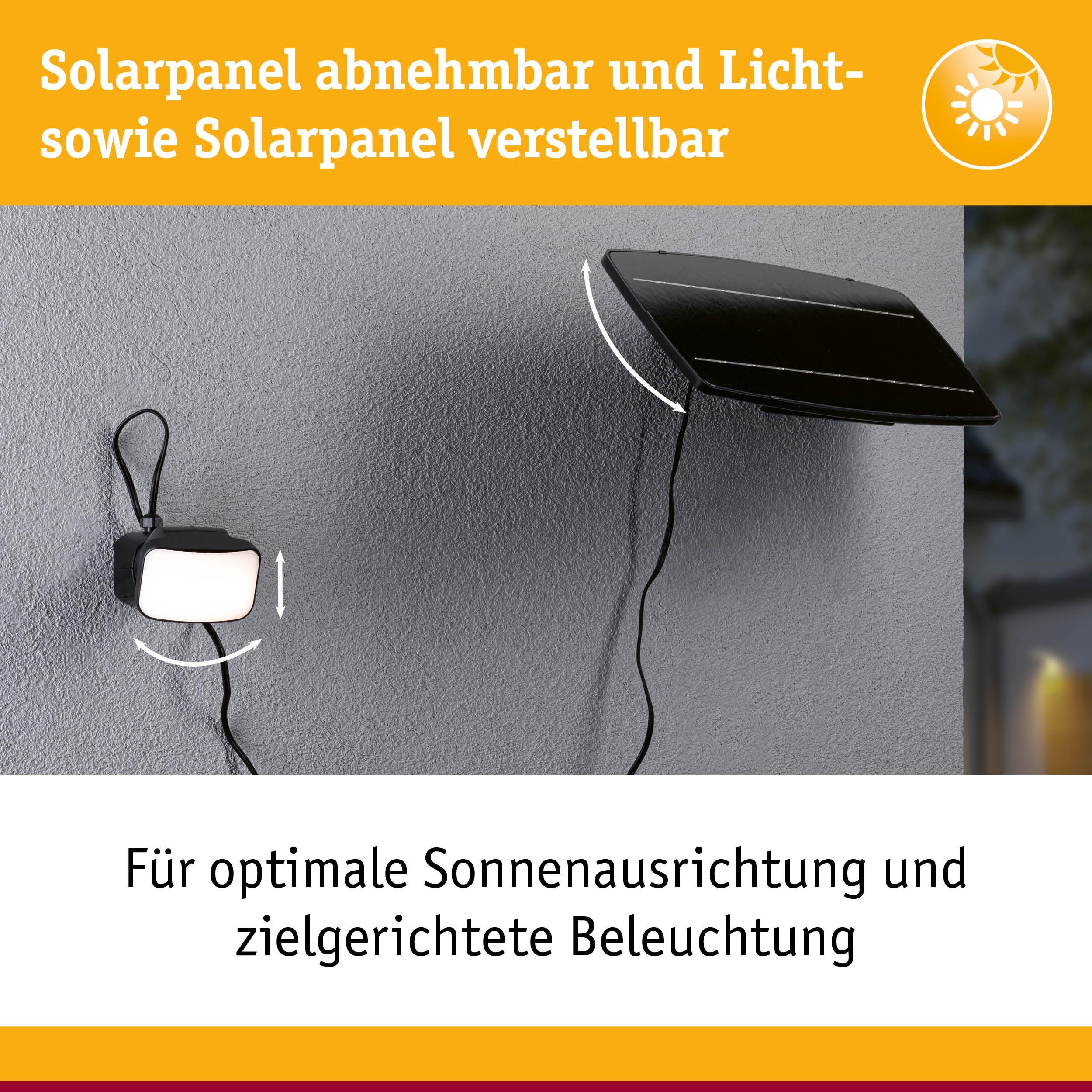 P 95705 Solární reflektor Flotas se soumrakovým a pohybovým čidlem (HF) IP65 3000K antracit - PAULMANN (obrázek 6)