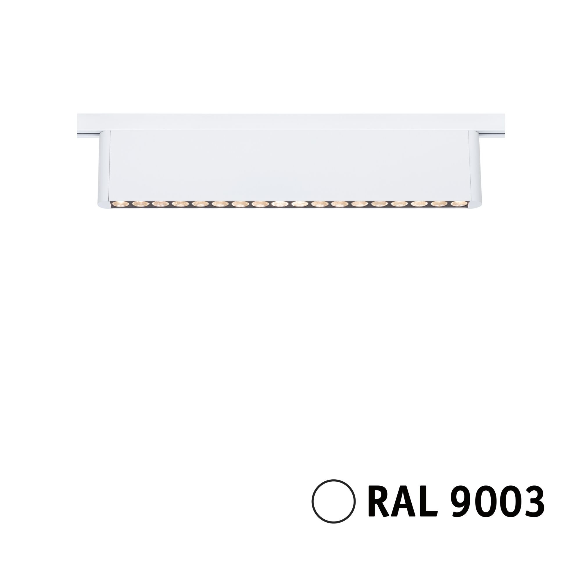 P 95713 URail Lightbar 3-krokové-stmívatelné Zelos 10W 3000K stmívatelné 230V bílá - PAULMANN