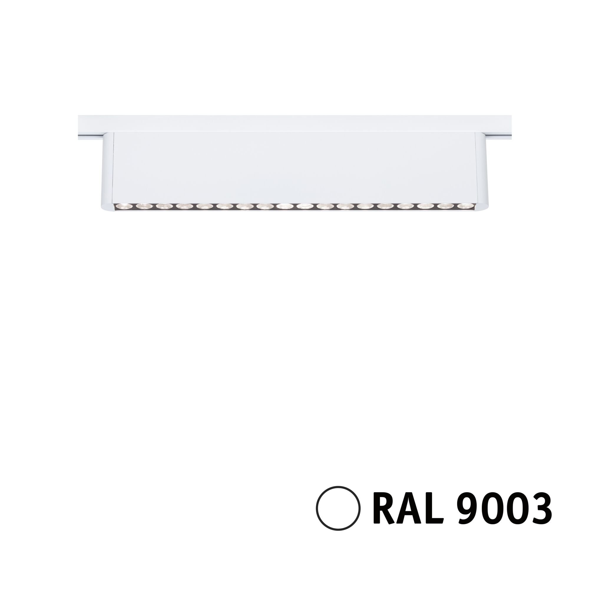 P 95714 URail Lightbar 3-krokové-stmívatelné Zelos 10W 4000K stmívatelné 230V bílá - PAULMANN