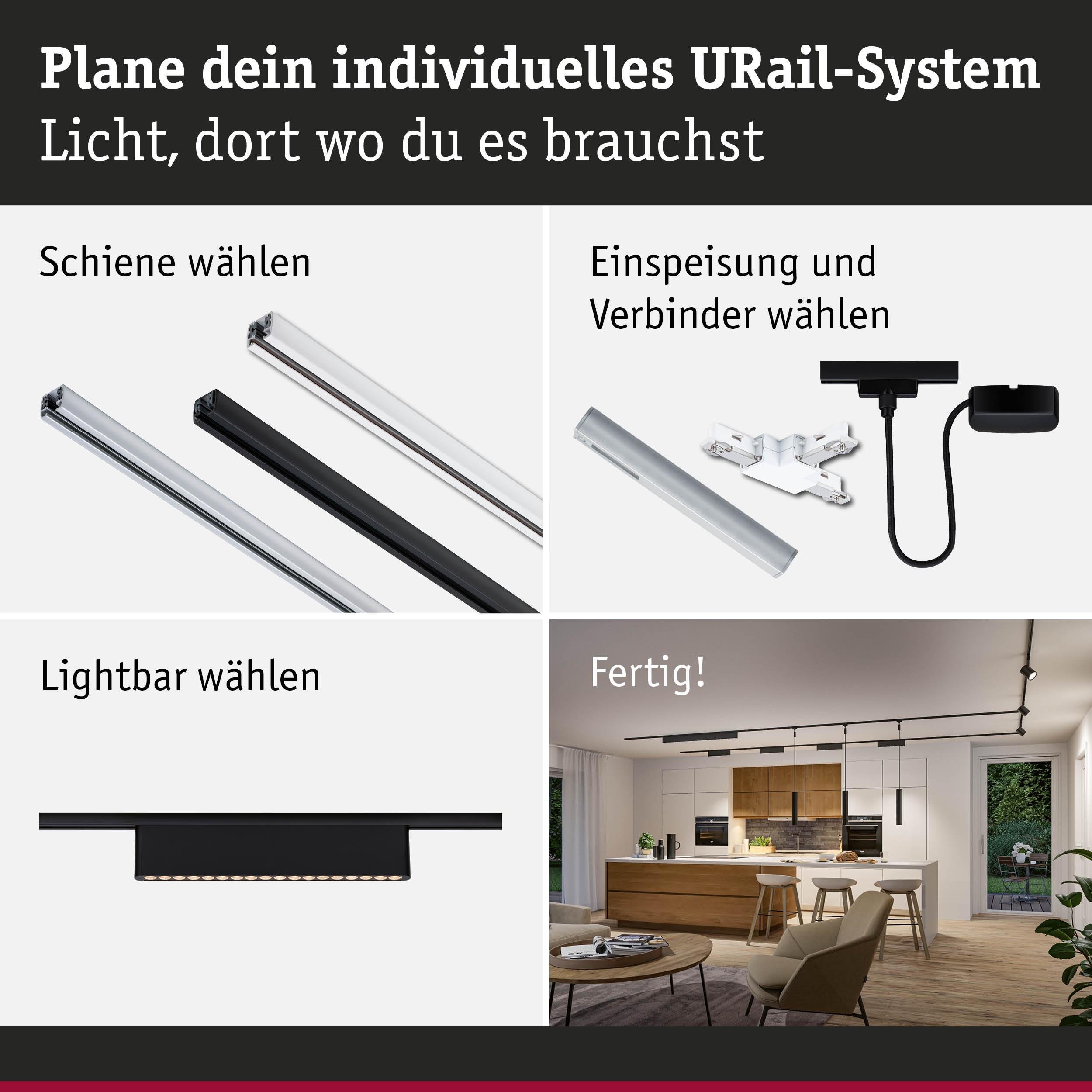 P 95715 URail Lightbar 3-krokové-stmívatelné Zelos 10W 3000K stmívatelné 230V černá mat - PAULMANN (obrázek 4)